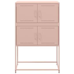 Berkfield Home Sideboard Pink 68.5x38.5x107 cm Steel - thumbnail 6