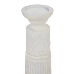 Hill Interiors Carved Candle Holder in White - thumbnail 2