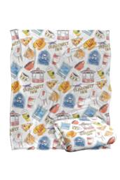 Warner Brothers Gilmore G 152x127 cm Dragonfly Inn & Lukes Soft Throw Blanket - thumbnail 2