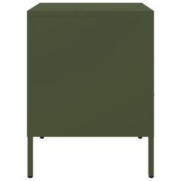 Berkfield Home Bedside Cabinets 2 pcs Olive Green 36x39x50.5 cm Steel - thumbnail 7
