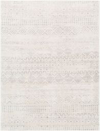 Livabliss Roma-Modern Grey White Living Dining Bedroom Rug in Cream - Size: 120 cm x 170 cm - thumbnail 2
