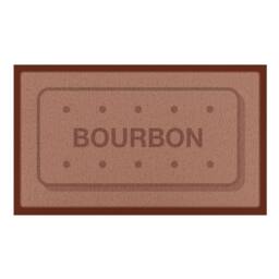 Artsy Mats Bourbon Biscuit Indoor/Outdoor Doormat (90x60cm) in Brown - Size: 60 x 90 cm - thumbnail 2