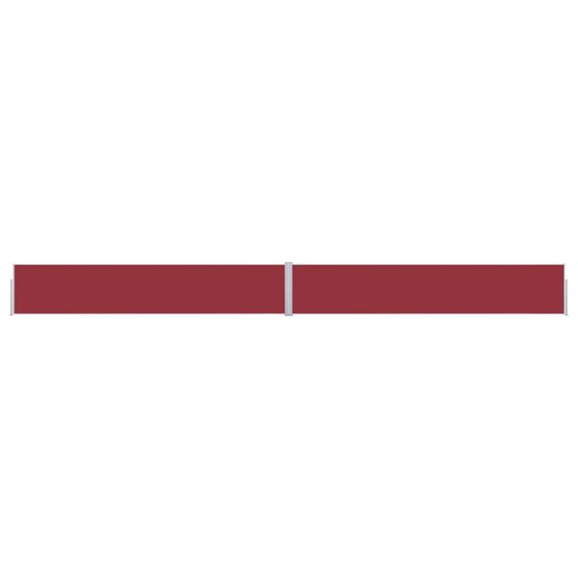 Berkfield Home Patio Retractable Side Awning 170x1200 cm Red - image 1