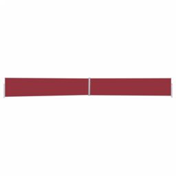 Berkfield Home Patio Retractable Side Awning 170x1200 cm Red - thumbnail 2