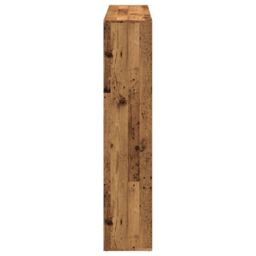 Berkfield Home Book Cabinet Old Wood 137.5x29x137.5 cm Engineered Wood in Brown - thumbnail 6