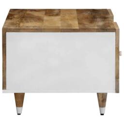 Berkfield Home Beautiful Coffee Table 100x54x40 cm Solid Wood Mango in Brown - Size: 100 x 54 x 40 cm - thumbnail 4