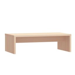 Berkfield Home Monitor Stand 50x27x15 cm Solid Wood Pine in Brown - Size: 50 x 27 x 15 cm - thumbnail 2