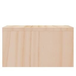 Berkfield Home Monitor Stand 50x27x15 cm Solid Wood Pine in Brown - Size: 50 x 27 x 15 cm - thumbnail 6