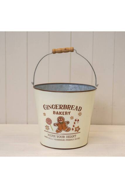 KDMD Large Gingerbread Bakery Bucket in Cream - image 1