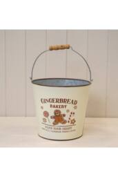 KDMD Large Gingerbread Bakery Bucket in Cream - thumbnail 2