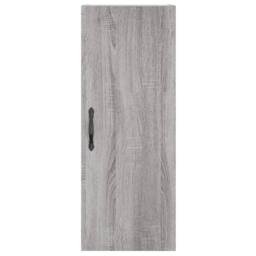 Berkfield Home Highboard Grey Sonoma 34.5x34x180 cm Engineered Wood - thumbnail 6