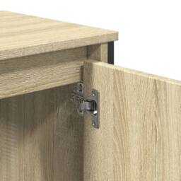 Berkfield Home Modern Bathroom Sink Cabinet Sonoma Oak 60x35x60 cm Engineered Wood - Size: 60 x 35 x 60 cm - thumbnail 7