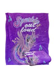 My Little Pony Sparkle Silky Touch Super Soft Throw Blanket 152 X 127 cm in White - thumbnail 2