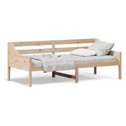 Berkfield Home Day Bed without Mattress 80x200 cm Solid Wood Pine in Brown - thumbnail 2