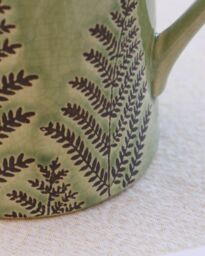 Dibor Sage Green Hallway Room Table Decor Ceramic Pitcher Jug Flower Vase - Size: Large - thumbnail 4