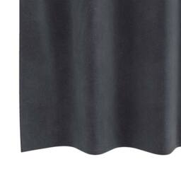 Berkfield Home Blackout Curtains with Eyelets 2 pcs Light Grey Velvet in Dark Grey - thumbnail 6