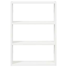 Berkfield Home Wall Shelf White 43x9x60 cm Engineered Wood - Size: 43 x 9 x 60 cm - thumbnail 4