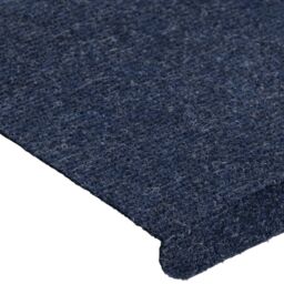 Berkfield Home Stair Mats Self-adhesive 15 pcs 65x24.5x3.5 cm Blue - Size: Medium - thumbnail 6