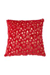 Living and Home Christmas Themed Plush Throw Pillows - Size: 45 cm x 45 cm - thumbnail 8