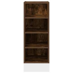 Berkfield Home Durable Bottom Cabinet Smoked Oak 30x44, 5x81, 5 cm Engineered Wood in Brown - thumbnail 4