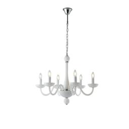 Netlighting ALFIERE 6 Light Chandeliers White 74x59cm - Size: 74x59 cm - thumbnail 1