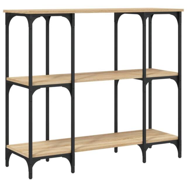 Berkfield Home Console Table Sonoma Oak 102x35x90 cm Engineered Wood in Brown - Size: 102 x 35 x 90 cm - image 1