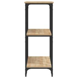 Berkfield Home Console Table Sonoma Oak 102x35x90 cm Engineered Wood in Brown - Size: 102 x 35 x 90 cm - thumbnail 5