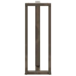 Berkfield Home Modern Bar Table Legs T-Shaped¬†2 pcs Natural Steel 50x35x(110-11 in Dark Grey - thumbnail 6