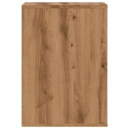 Berkfield Home Corner Chest of Drawers Artisian Oak 40x41x58 cm Engineered Wood in Brown - Size: 40 x 41 x 58 cm - thumbnail 6