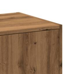 Berkfield Home Elegant Apothecary Cabinet¬†Artisian Oak 40x41x144.5 cm Engineere in Brown - thumbnail 8