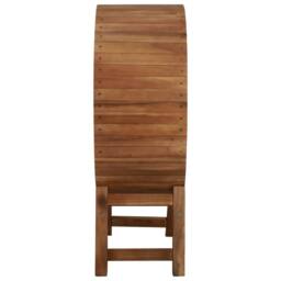 Berkfield Home Wine Rack 13 Bottles Solid Acacia Wood in Brown - thumbnail 3