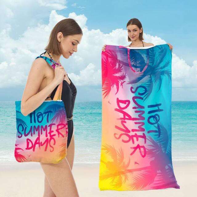 Quipulse Style 2 2-in-1 Beach Towel & Shoulder Bag - image 1