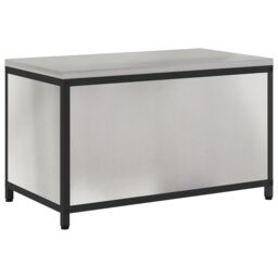 Berkfield Home Kitchen Storage Cabinet with Shelf with Storage with Door Silver Stainless steel - thumbnail 8