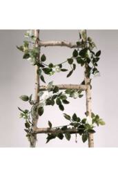 KDMD White Rose Rattan Artificial Flowers - thumbnail 2
