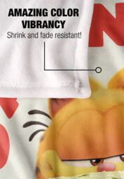 Garfield (2024) Living The Dream Silky Touch Super Soft Throw Blanket 152 X 127 cm in White - thumbnail 4