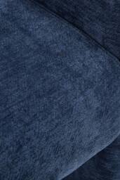 Living and Home Chenille Modern Accent Chair with Lumbar Pillow in Blue - thumbnail 8