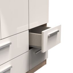 Ready Assembled 2 U Windsor Triple 2 Drawer + Drawer Wardrobe (Ready Assembled) in Beige - thumbnail 8