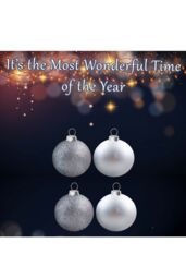 VFM e-Store Christmas Bauble Decoration Hanging Tree Ornament X 4 10cm Silver - thumbnail 3