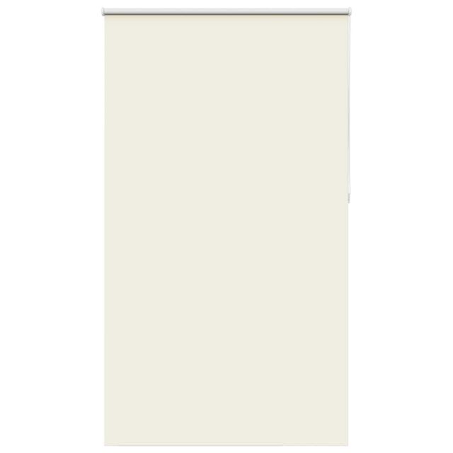 Berkfield Home Roller Blind Blackout Off-White 140x210 cm Fabric Width 136.6 cm Polyester in White - image 1