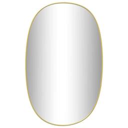 Berkfield Home Wall Mirror Gold 70x45 cm - thumbnail 3