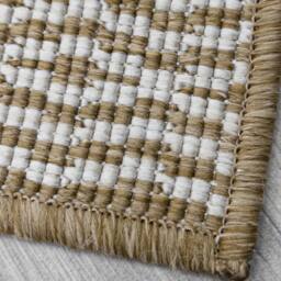 runrug Carpet Runner Rug - Indoor/Outdoor, Reversible, 2mm - 'Cable' in Brown - Size: 60 cm x 420 cm - thumbnail 2