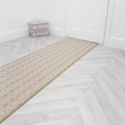 runrug Carpet Runner Rug - Indoor/Outdoor, Reversible, 2mm - 'Cable' in Brown - Size: 60 cm x 420 cm - thumbnail 4