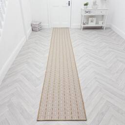 runrug Carpet Runner Rug - Indoor/Outdoor, Reversible, 2mm - 'Cable' in Brown - Size: 60 cm x 420 cm - thumbnail 5