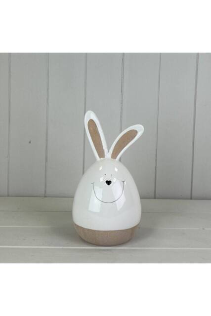KDMD Whimsical Ceramic White Rabbit - image 1