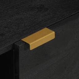 Berkfield Home Durable Coffee Table Black 100x54x40 cm Engineered Wood - Size: 100 x 54 x 40 cm - thumbnail 7