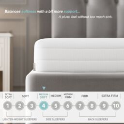 "Rest Relax Kids Memory Foam Mattress, Visco Therapy Kids Comfort, Pressure Relief, Medium-Firm, 16cm / 6"" Deep in White - Size: Super King" - thumbnail 3