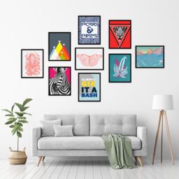 "Artery8 Oxford England UK City Map Modern T Home Decor 12x16"" Framed Art Print in Blue - Size: W12"" x H16""" - thumbnail 4