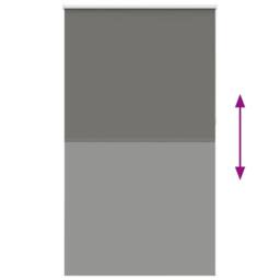 Berkfield Home Roller Blind Blackout Grey 120x210 cm Fabric Width 116.6 cm Polyester - thumbnail 5
