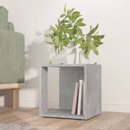 Berkfield Home Side Table Concrete Grey 33x33x34.5 cm Engineered Wood