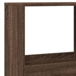 Berkfield Home Bookcase Brown Oak 100x33x175 cm Engineered Wood - Size: 100 x 33 x 175 cm - thumbnail 7